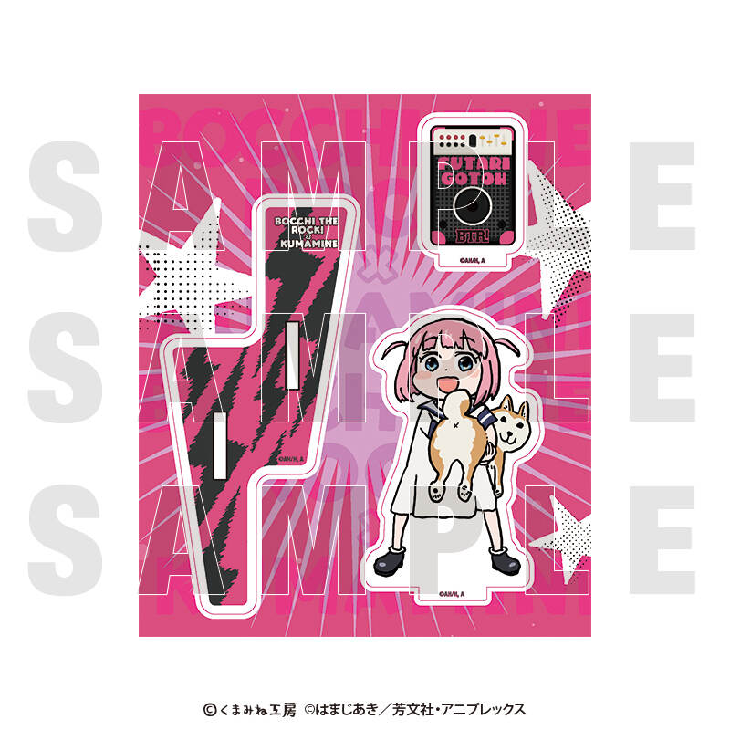 (PO) Bocchi the Rock! x kumamine Acrylic Stand Futari & Jimihen