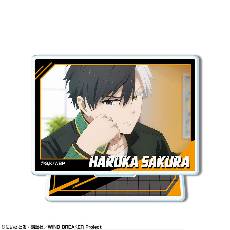 Wind Breaker Mini Acrylic Stand Design 03 Sakura Haruka C