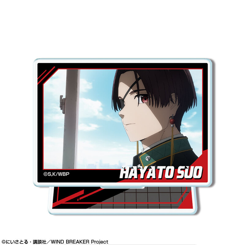(PO) Wind Breaker Mini Acrylic Stand Design 17 Suo Hayato A