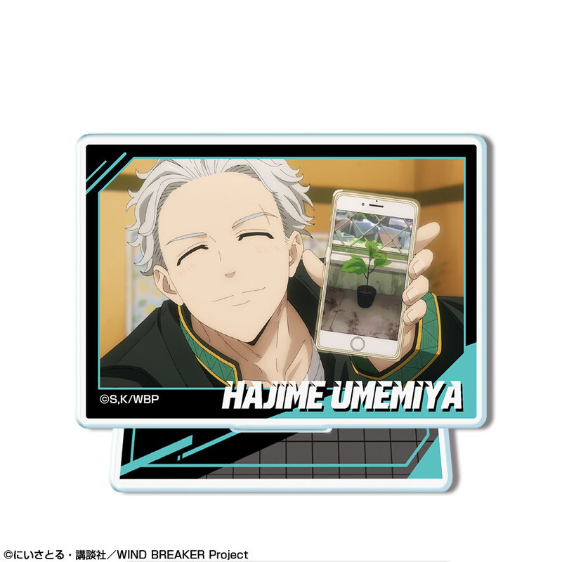 (PO) Wind Breaker Mini Acrylic Stand Design 25 Umemiya Hajime D