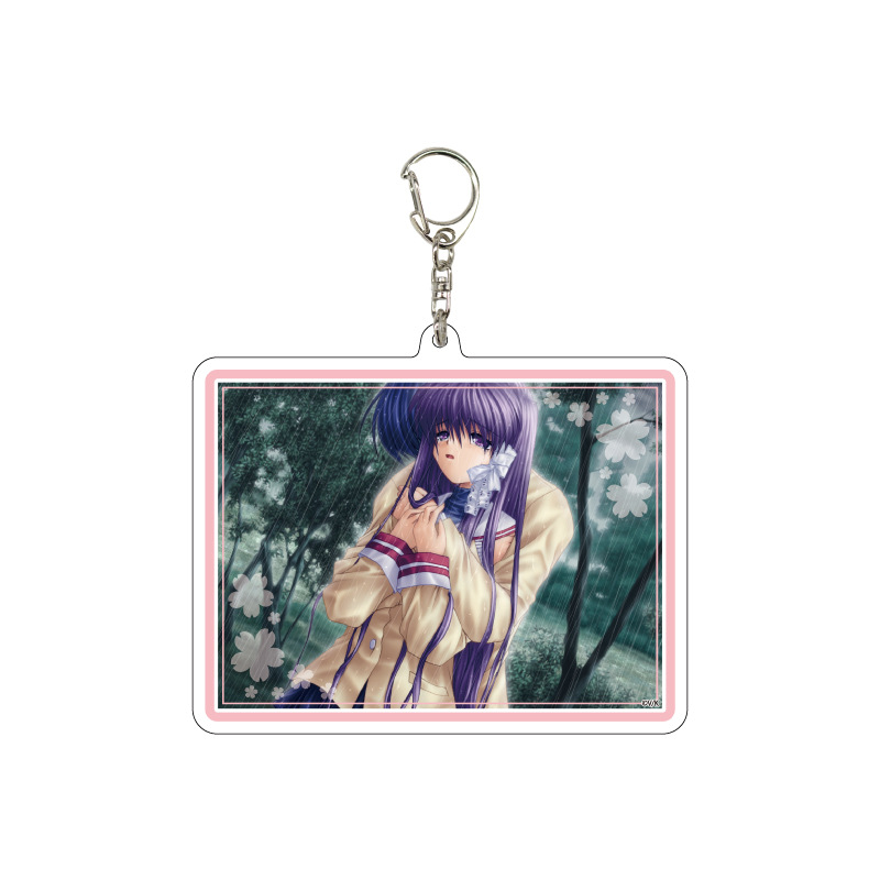 (PO) Deka Acrylic Key Chain CLANNAD 02 Fujibayashi Kyou (Official Illustration)