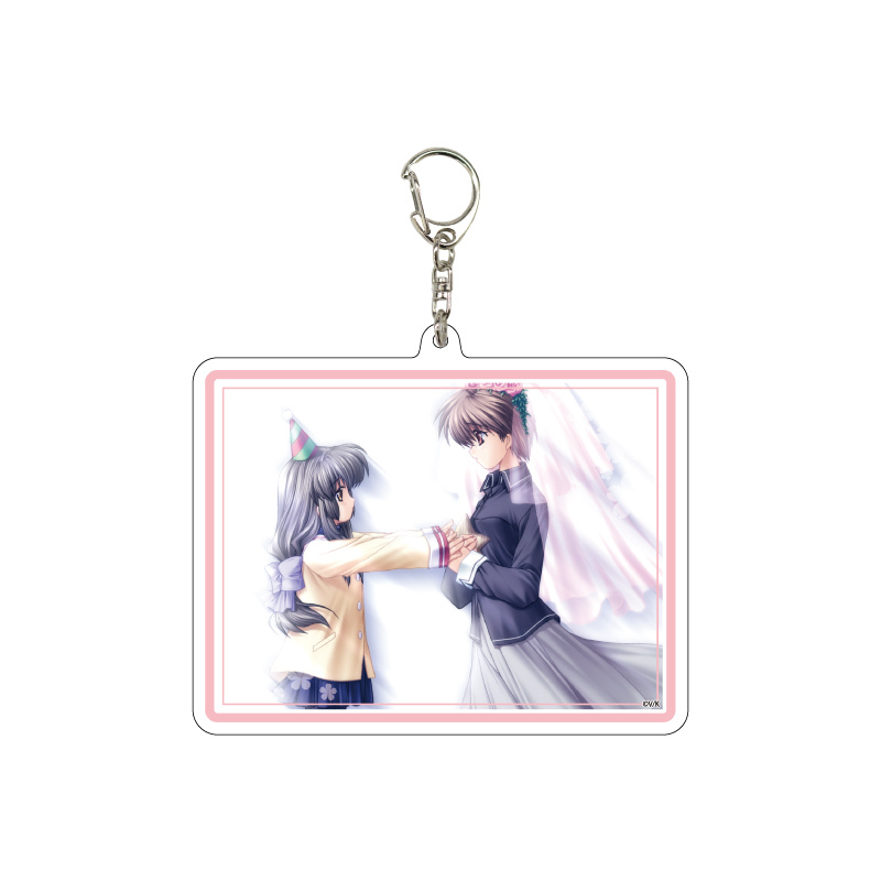 (PO) Deka Acrylic Key Chain CLANNAD 05 Ibuki Fuko (Official Illustration)