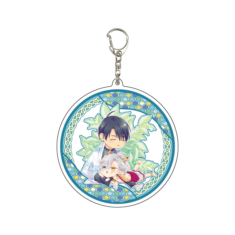 (PO) Deka Acrylic Key Chain Koisomeryu Amegoromo 01 Group Design (Original Illustration)