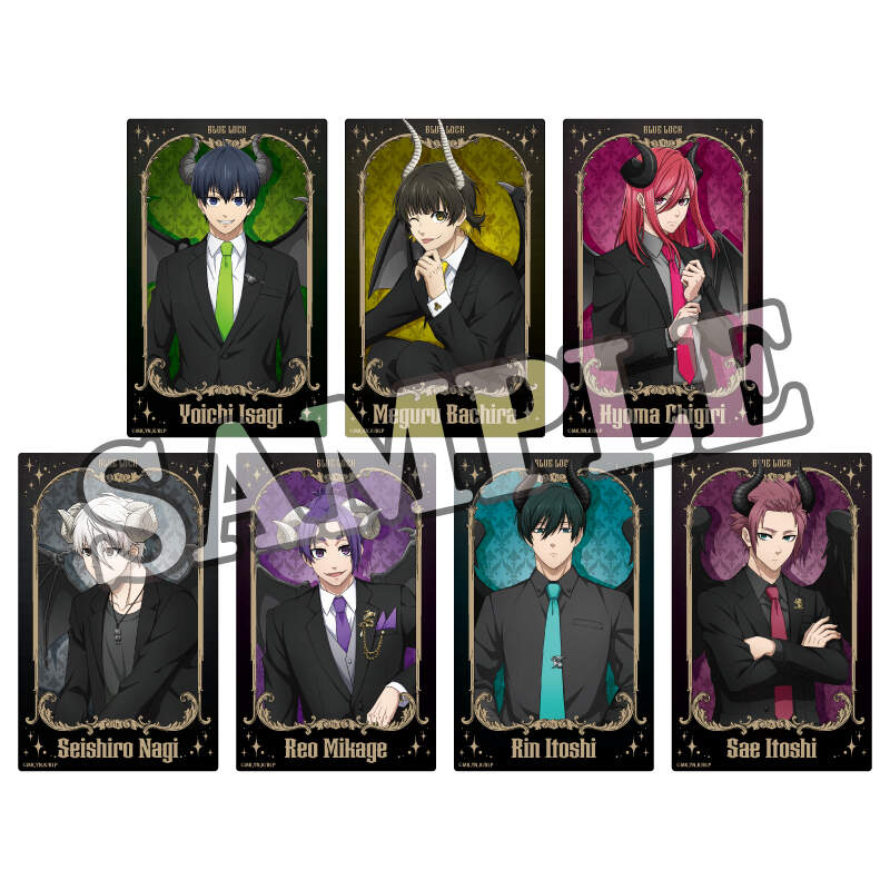 Blue Lock Clear Card Set Seven Deadly Sinners