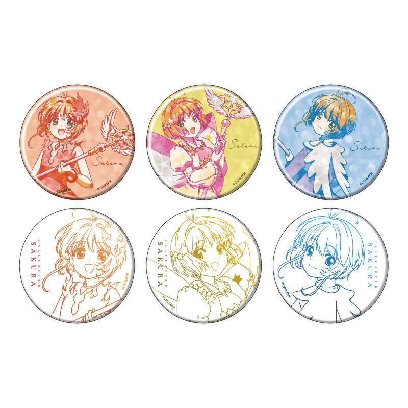 (PO) Can Badge Cardcaptor Sakura: Clear Card Arc 04 SPARKLY PAINT [BOX]