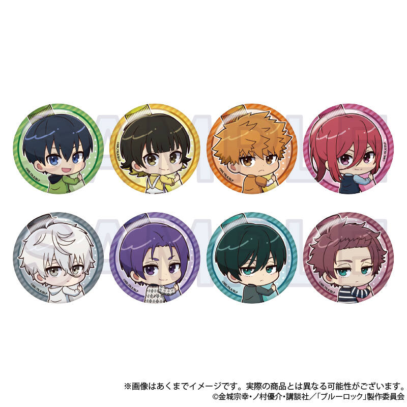(PO) Blue Lock Trading Mini Character Can Badge Oekakiccho Ver. [BOX]