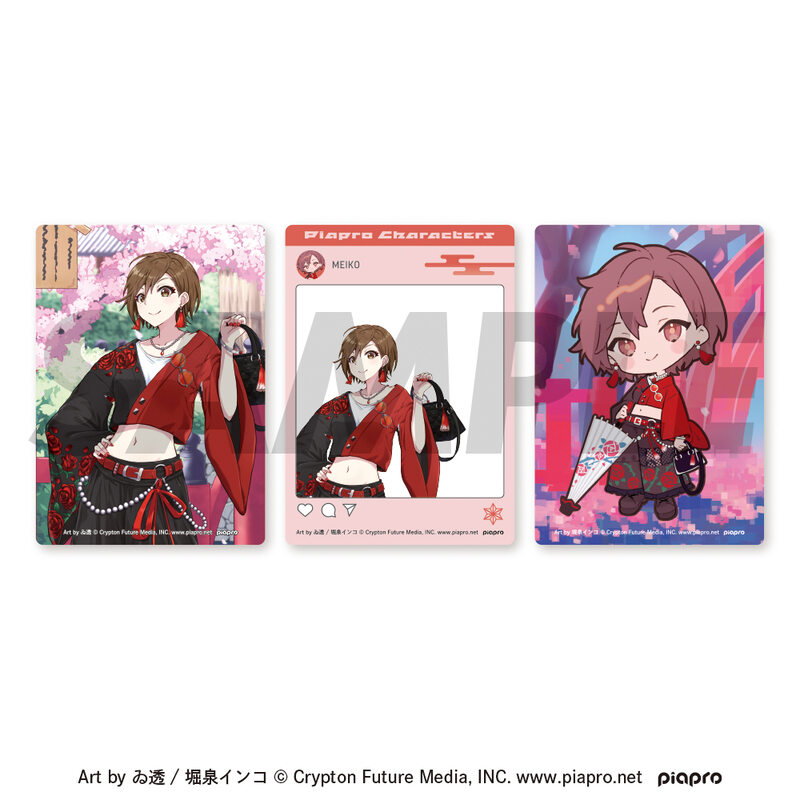 (PO) Piapro Characters -Japunk Style- Hologram Clear Card Set MEIKO