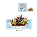 (PO) Acrylic Coaster Stand Digimon Frontier 02 Minamoto Koji & Shibayama Junpei & Kimura Koichi & Neemon Marine Ver. (Graff Art Illstration)