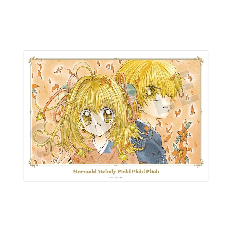 (PO) Mermaid Melody Pichi Pichi Pitch Nanami Lucia & Domoto Kaito A3 Matted Poster Vol. 2 Ver. B
