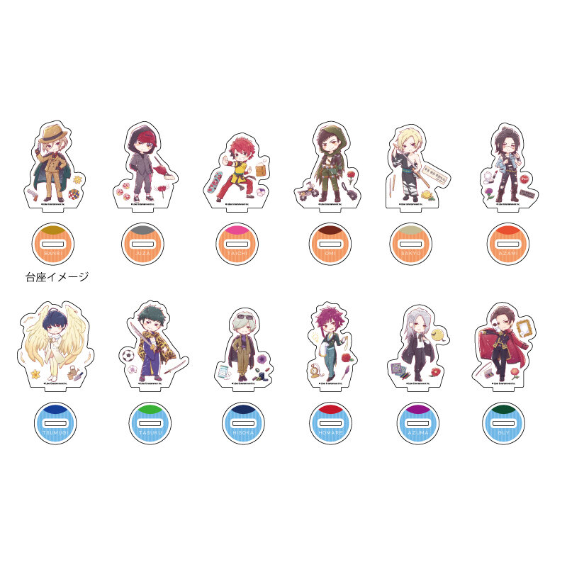 (PO) Acrylic Petit Stand A3! 02 Autumn Troupe & Winter Troupe (Graff Art Illustration) [BOX]