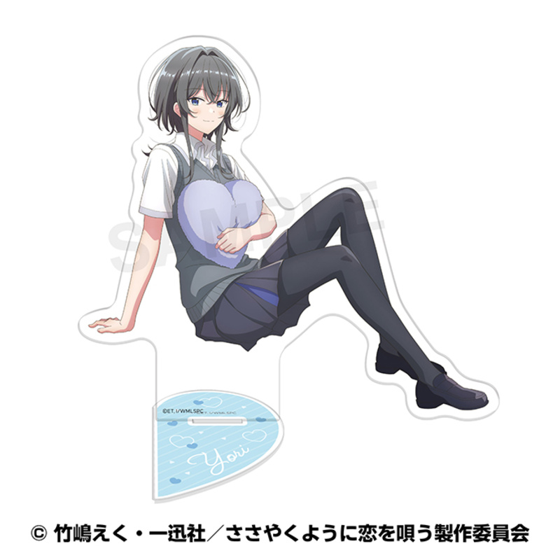(PO) Whisper Me a Love Song Acrylic Stand (Heart Cushion) 2 Asanagi Yori