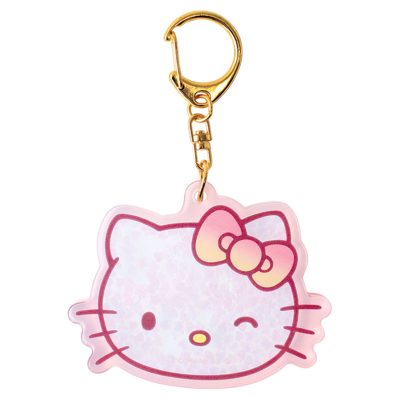 (PO) Sanrio Characters Hologram Kira Key Chain Hello Kitty