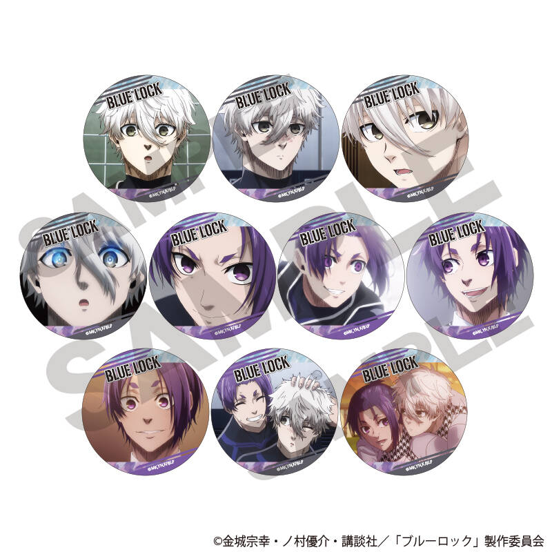 (PO) Blue Lock Trading Glitter Can Badge Nagi & Reo Ver. [BOX]