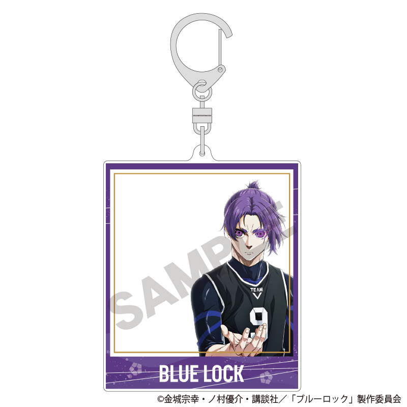 (PO) Blue Lock Frame Acrylic Key Chain Mikage Reo Team V