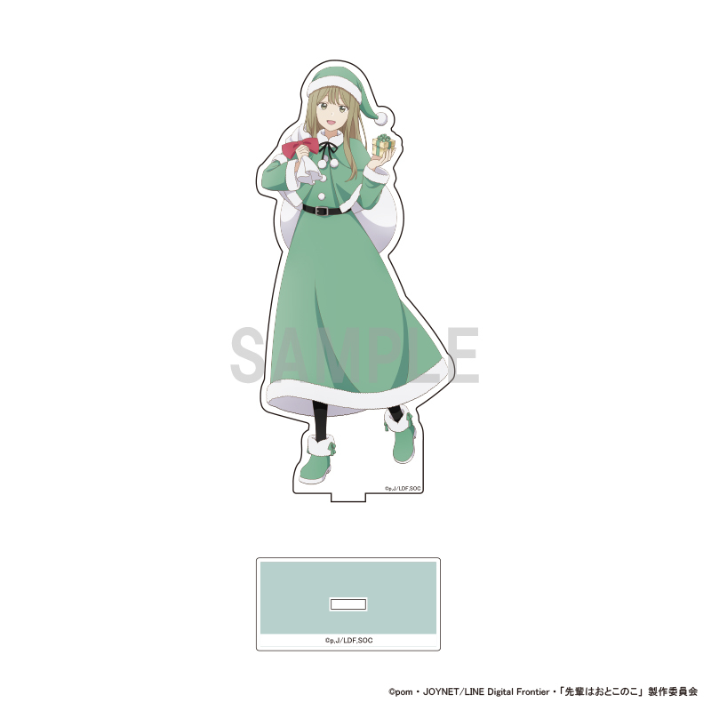 (PO) Senpai is an Otokonoko Acrylic Stand Hanaoka Makoto Christmas Ver.