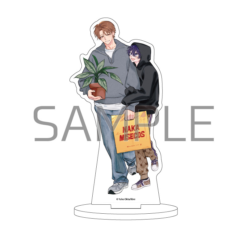 (PO) Acrylic Stand Senpai, Naka Misete 01 Harumoto Yuki & Kageno Haruki (Original Illustration)