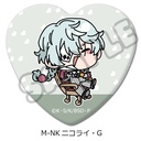 (PO) Bungo Stray Dogs Vol. 4 Heart Can Badge Mocho-NK Nikolai G