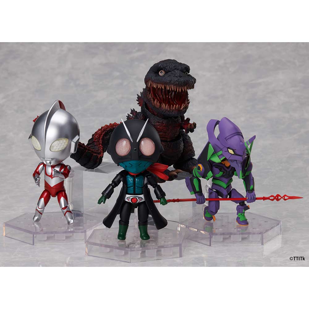 (PO) DFORM+ SHIN JAPAN HEROS UNIVERSE Full Action Deforme Figure (Set of 4)