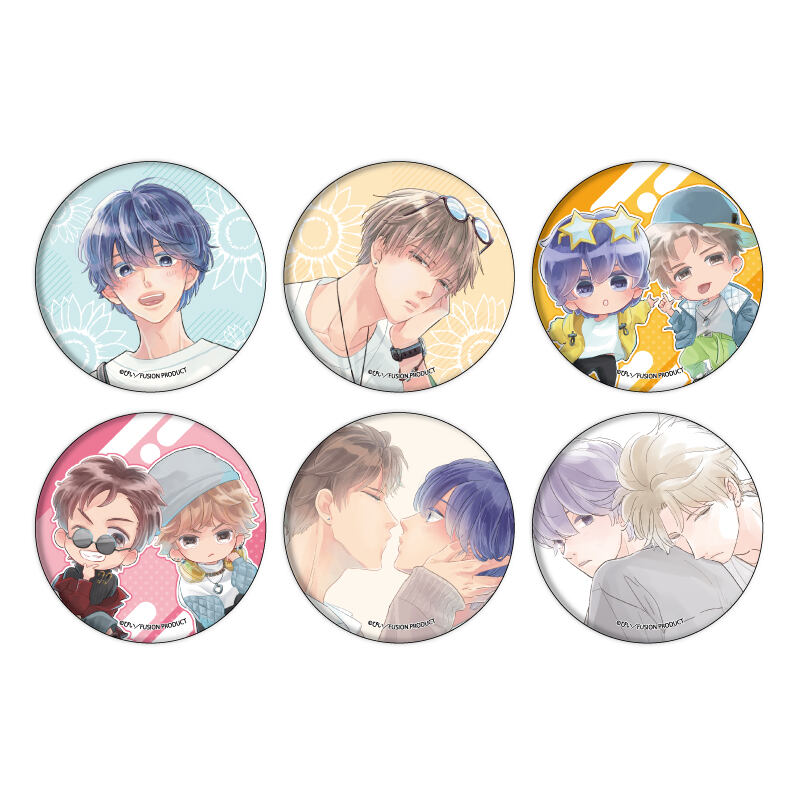 (PO) Can Badge Kajyo Mousou Syonen 02 Official & Original Illustration [BOX]