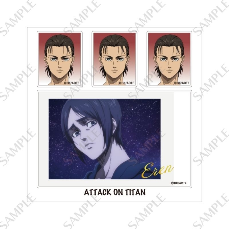(PO) Attack on Titan Sticker Eren B