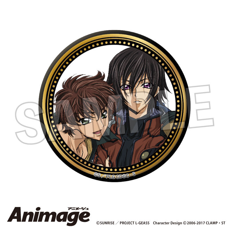 (PO) Code Geass Lelouch of the Rebellion Animage Giragira Can Badge A