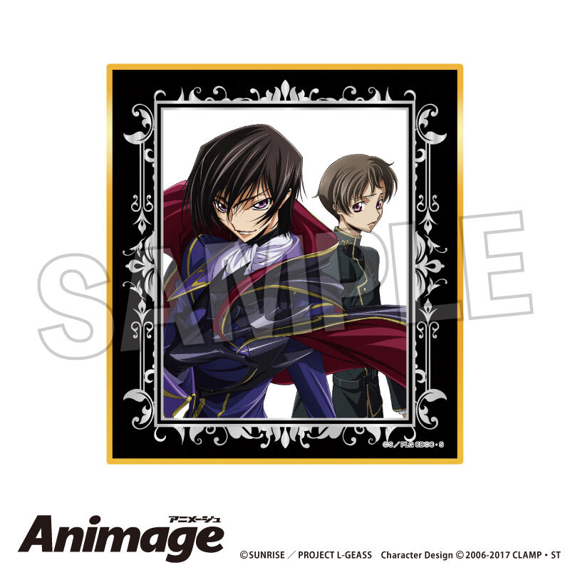 (PO) Code Geass Lelouch of the Rebellion Animage Giragira Shikishi F