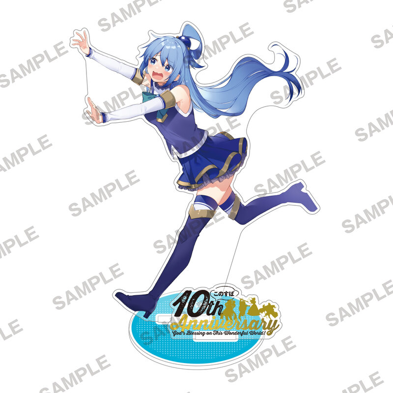 (PO) Kono Subarashii Sekai ni Shukufuku wo! 10th Anniversary Final Fair Acrylic Stand Aqua