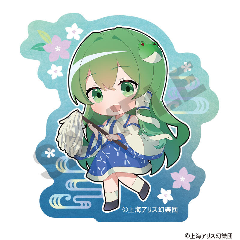 (PO) Touhou Project Die-cut Sticker Kochiya Sanae Mini Character Nagoshi no Harae