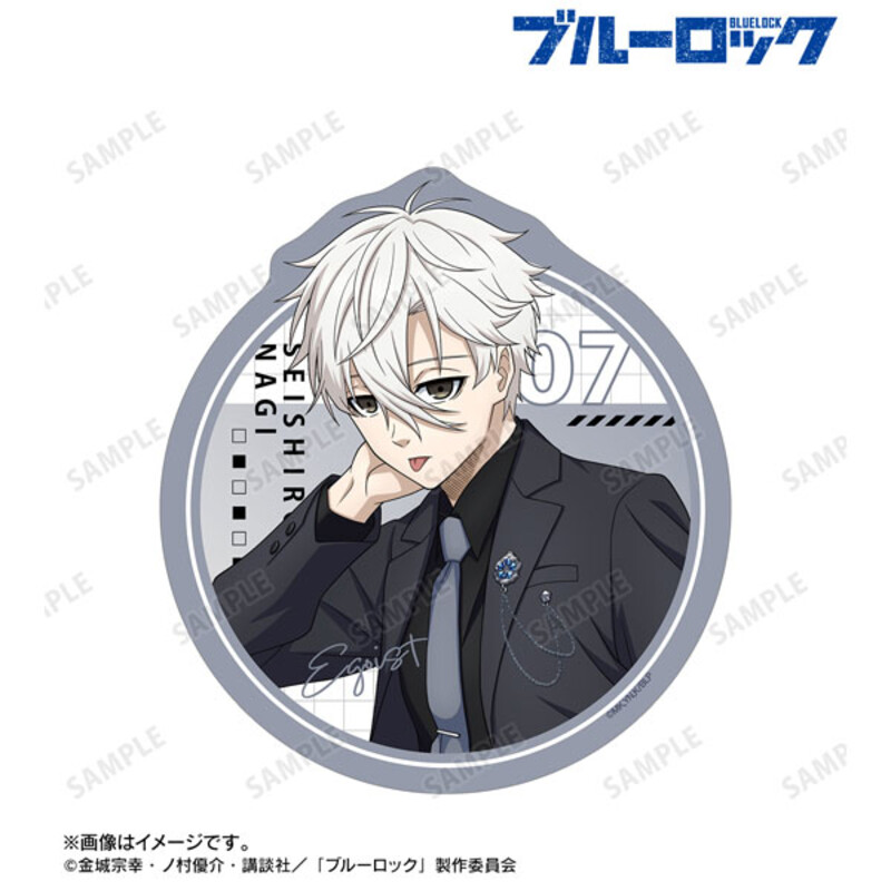 (PO) Blue Lock Original Illustration Nagi Seishiro Suit Model Ver. Travel Sticker
