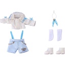 (PO) Nendoroid Doll Outfit Set Suspender Shorts Set (White & Blue)