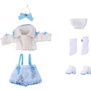 (PO) Nendoroid Doll Outfit Set Suspender Skirt Set (White & Blue)