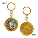 (PO) 39Culture 2024 WORLD Compass Metal Key Chain Hatsune Miku