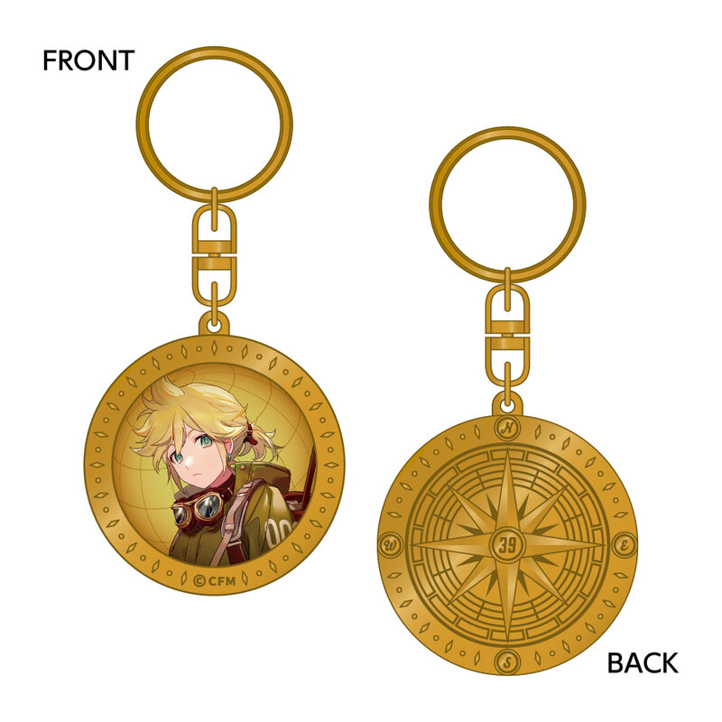 (PO) 39Culture 2024 WORLD Compass Metal Key Chain Kagamine Len