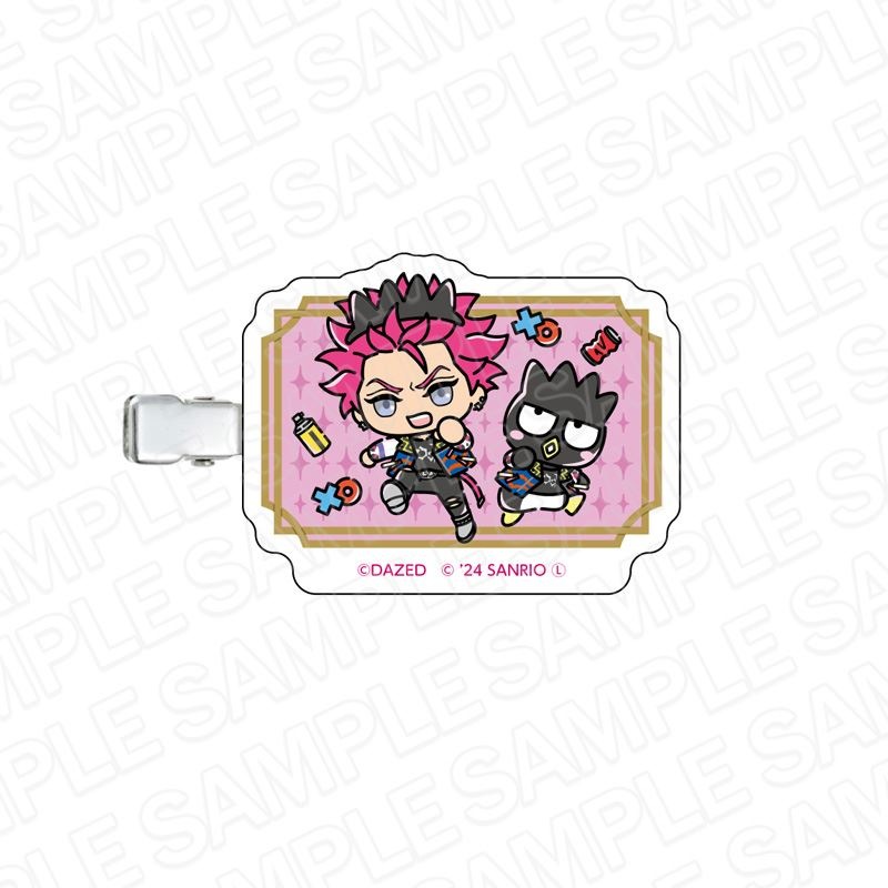 (PO) Charisma x Sanrio Characters Hair Clip Sarukawa Kei x Bad Badtz-Maru