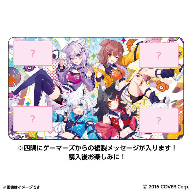 (PO) hololive GAMERS fes. Cho-Cho-Cho-Cho GAMERS Gaming Mat with Limited Message Group KV Ver.