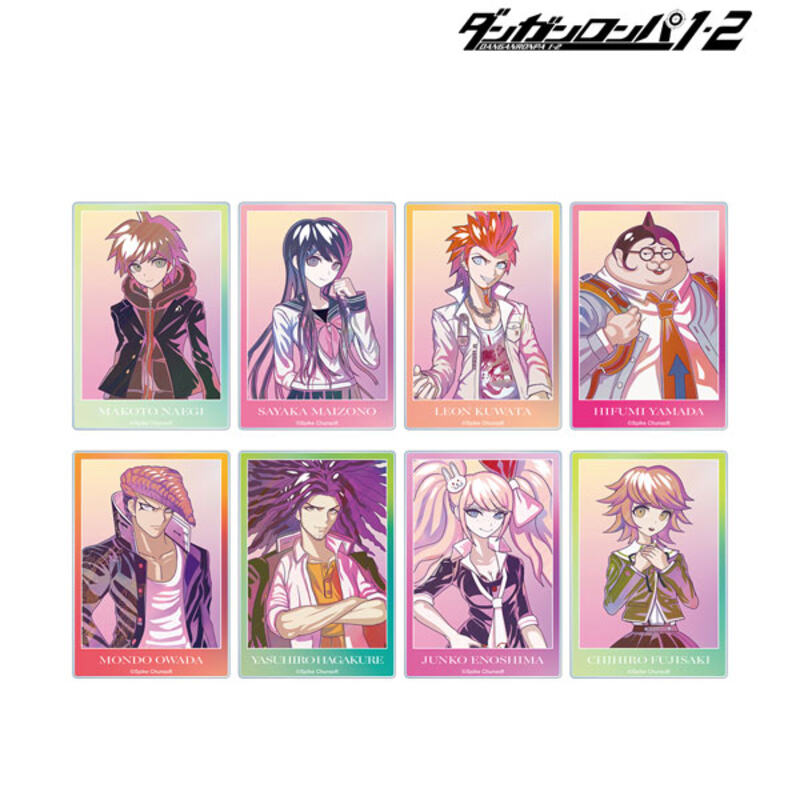 (PO) Danganronpa 1,2 Reload Trading Ani-Art Clear Label Acrylic Card Ver. A [BOX]