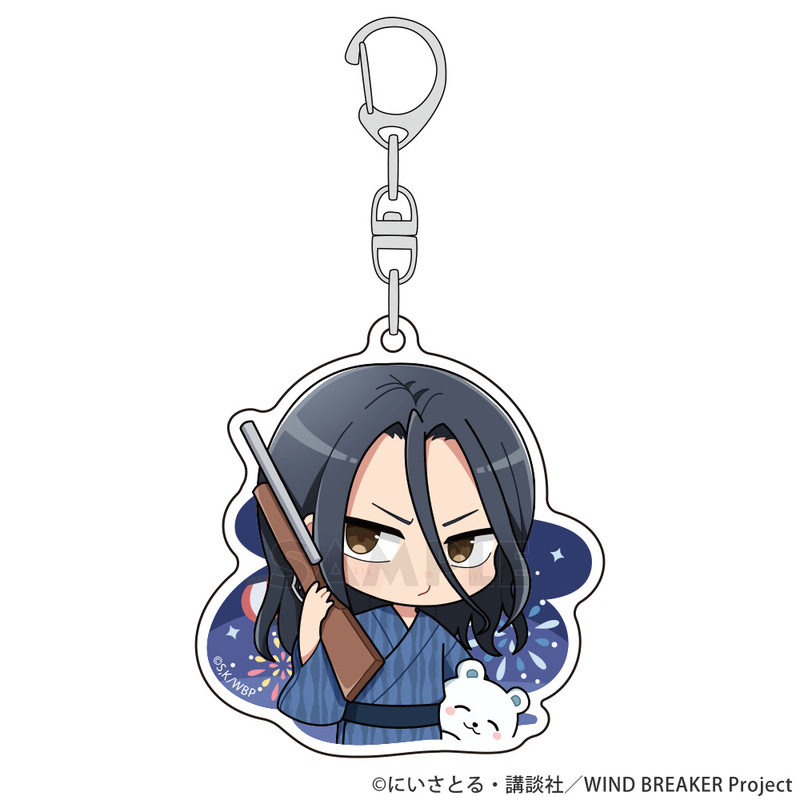 (PO) Wind Breaker Acrylic Key Chain Sugishita Kyotaro / Yukata