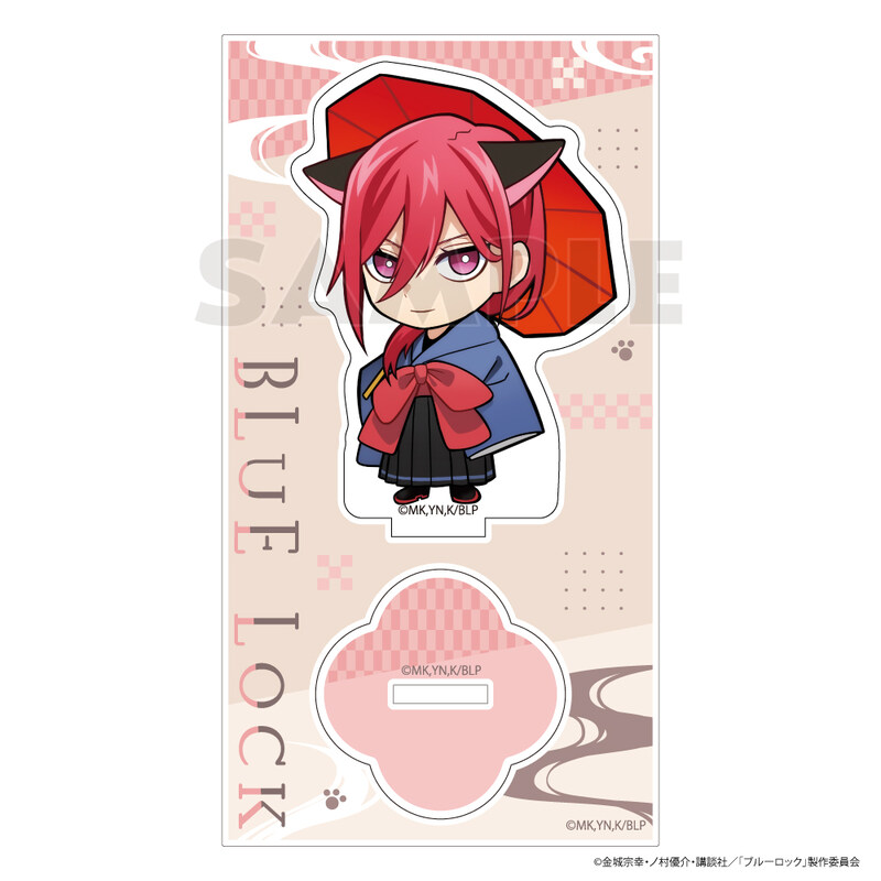 (PO) Blue Lock Acrylic Stand Chigiri Hyoma Kimono Kemomimi