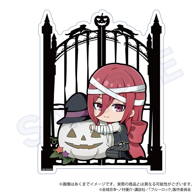 (PO) Blue Lock Acrylic Pen Stand Black Halloween Ver. Chigiri Hyoma