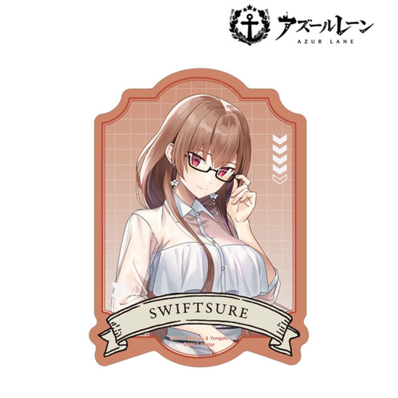 (PO) Azur Lane Original Illustration Swiftsure Summer Fashion Ver. Travel Sticker