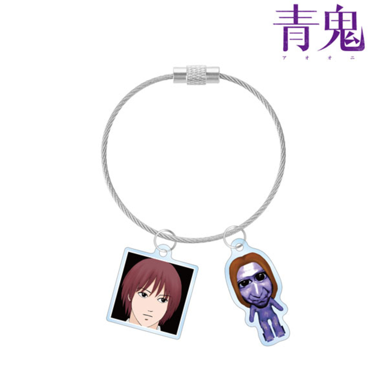 (PO) Ao Oni Takuro & Takuro Oni Twin Wire Acrylic Key Chain