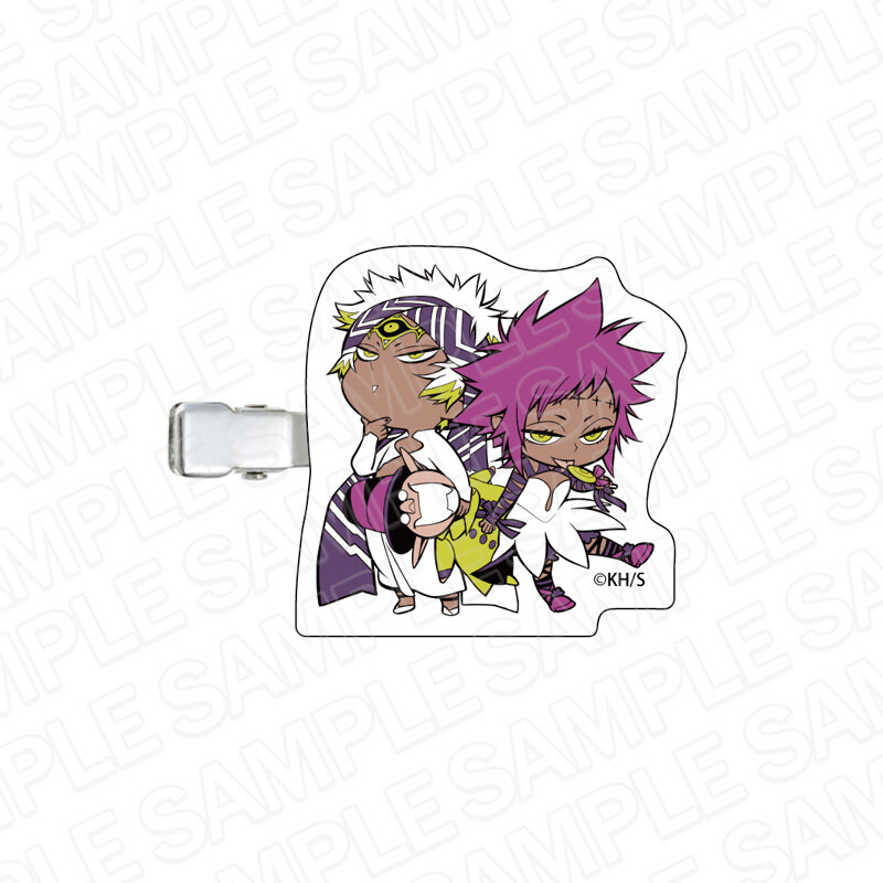 (PO) D.Gray-man Acrylic Hair Clip Wisely & Road