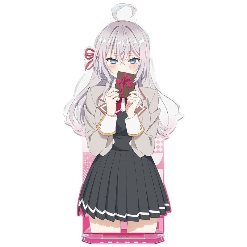 (PO) Alya Sometimes Hides Her Feelings in Russian Acrylic Chara Stand Alya Valentine Ver.