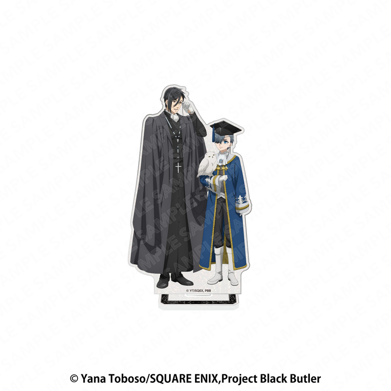 (PO) Black Butler Public School Arc Kirakira Hologram Acrylic Stand Figure Sebastian & Ciel