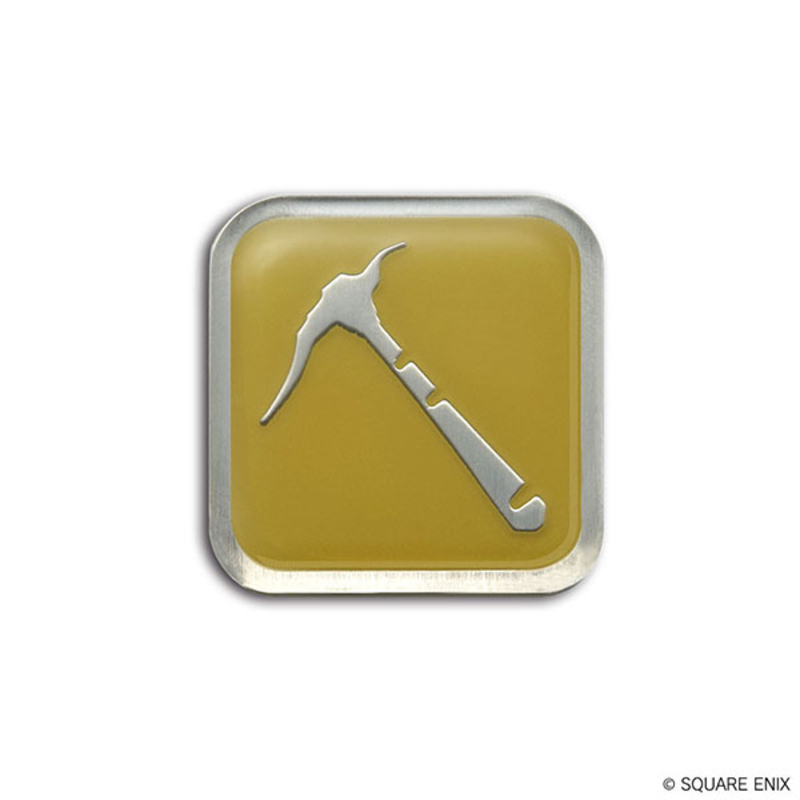 (PO) Final Fantasy XIV Class Icon Pin Badge Miner