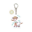 (PO) Acrylic Key Chain with Parts Cardcaptor Sakura x Sanrio Characters 05 Li Syaoran x Pochacco (Collaboration Illustration)