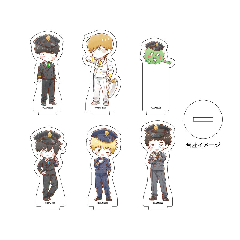 (PO) Acrylic Petit Stand Mob Psycho 100 III 03 Station Staff Style Ver. (Graff Art Illustration) [BOX]