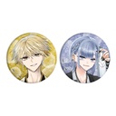 (PO) Can Badge 2 Set Hoshikuzu no Oujisama 01 Minamoto Rikiya & Amatsuka Rei Yukata Ver. (Original Illustration)