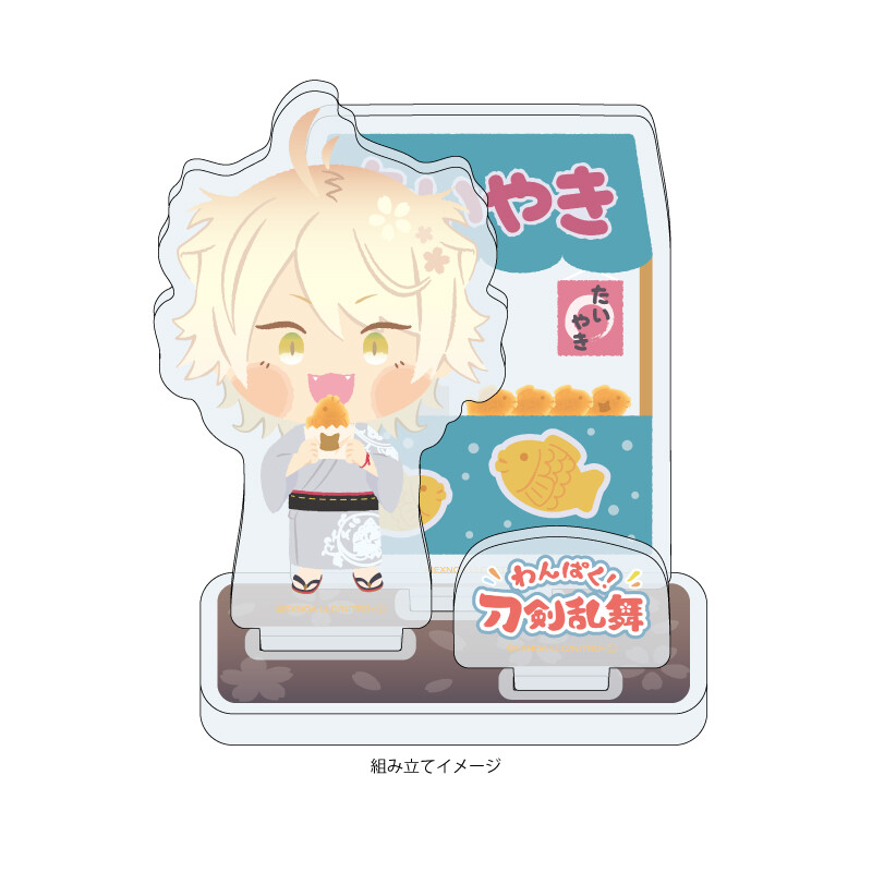 (PO) Acrylic Figure Plate Touken Ranbu -ONLINE- Wanpaku! Touken Ranbu 98 Nansen Ichimonji