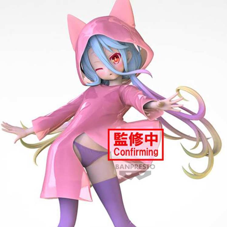(PO) No Game No Life Espresto Glittery Raincoat - Shiro